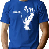 Funny Gifts Boys Girls Faust Painting T-Shirt - Blue