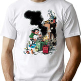 Funny Gifts For Fantasio Spirou Cool Graphic Gifts T-Shirt - White
