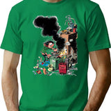 Funny Gifts For Fantasio Spirou Cool Graphic Gifts T-Shirt - Green