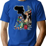Funny Gifts For Fantasio Spirou Cool Graphic Gifts T-Shirt - Blue