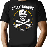 Funny Gifts For Jolly Rogers Retro Vintage T-Shirt - Black