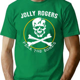 Funny Gifts For Jolly Rogers Retro Vintage T-Shirt - Green