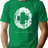 Funny Gifts For Kampf Sieg Oder Tod T-Shirt for Men & Women, T-Shirts Graphic Tee - Green