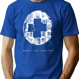 Funny Gifts For Kampf Sieg Oder Tod T-Shirt for Men & Women, T-Shirts Graphic Tee - Blue