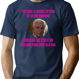 Funny Gifts For Leslie Nielsen Retro Vintage T-Shirt - Navy
