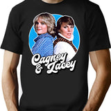 Funny Gifts For Retro Cagney And Lacey Tribute Gift For Fans T-Shirt - Black