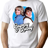 Funny Gifts For Retro Cagney And Lacey Tribute Gift For Fans T-Shirt - White