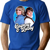 Funny Gifts For Retro Cagney And Lacey Tribute Gift For Fans T-Shirt - Blue