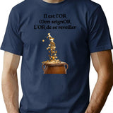 Funny Gifts Megalomania Beautiful Model Vintage Photograp T-Shirt - Navy