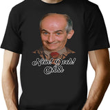 Funny Gifts Nein Doch Ohh Long Sleeve Louis De Funes Special Present Vintage Retro T-Shirt - Black