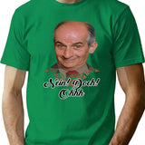 Funny Gifts Nein Doch Ohh Long Sleeve Louis De Funes Special Present Vintage Retro T-Shirt - Green