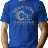 Funny Gifts Uncle Rico Football Camp Vintage Photograp T-Shirt - Blue