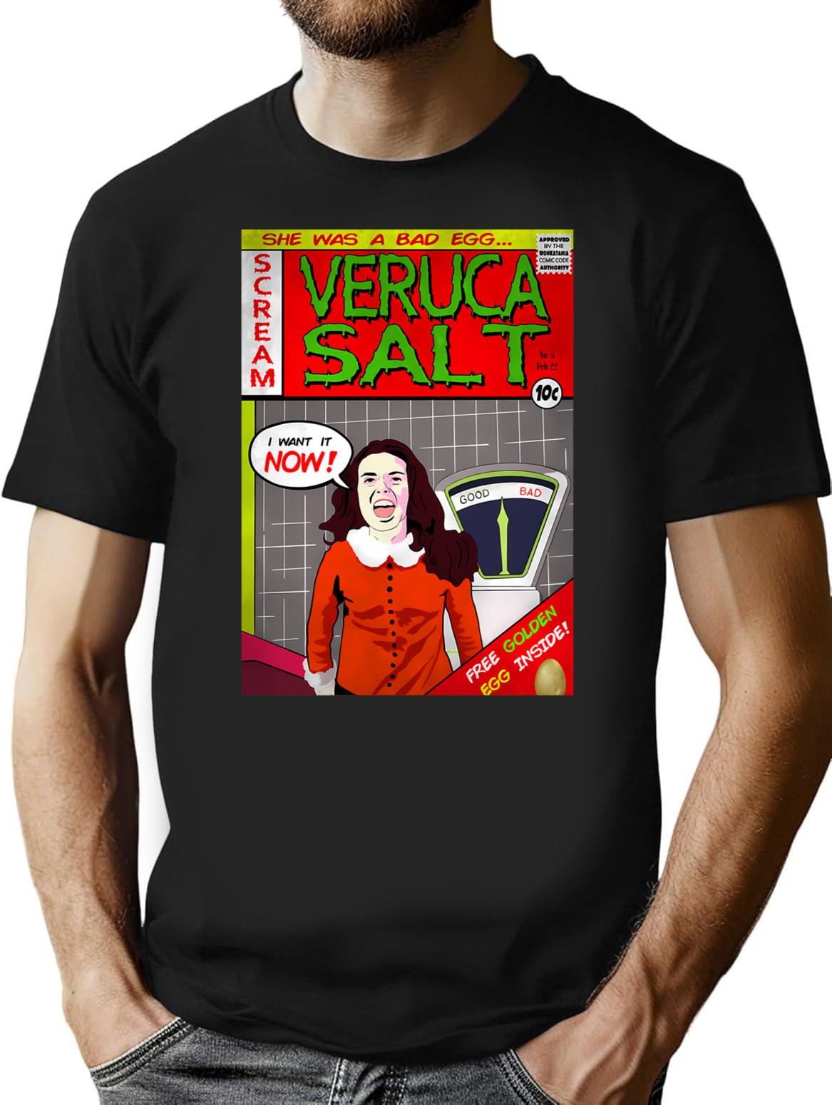 Funny Gifts Veruca Music Salt Rock Idol Gift You T-Shirt - Black