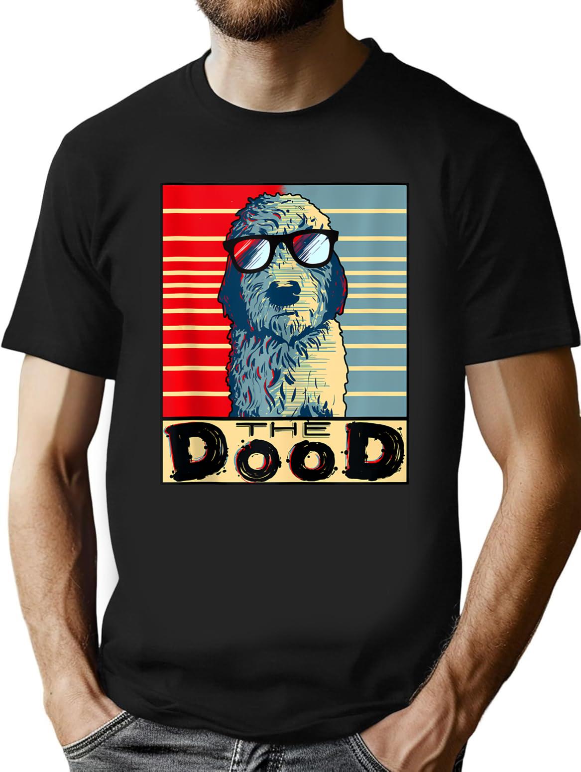 Funny Goldendoodle Gift Golden Doodle The Dood T-Shirt - Black