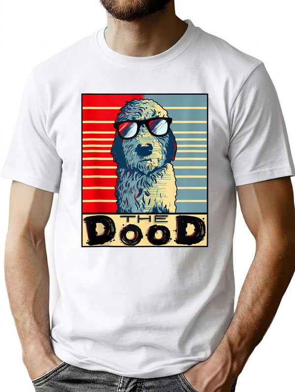 Funny Goldendoodle Gift Golden Doodle The Dood T-Shirt - White