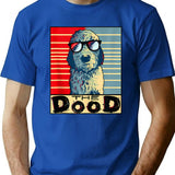Funny Goldendoodle Gift Golden Doodle The Dood T-Shirt - Blue