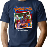 Funny Goosebumps Say Cheese Girl Who Loves T-Shirt - Navy