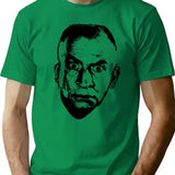 Funny Graphic Gift Louis De Funes Black Stencil More Then Awesome T-Shirt - Green