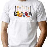 Funny Guitar Lovers Guitarist Bass Guitar Player Tshirt Gift T-Shirt - White