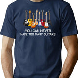 Funny Guitar Lovers Guitarist Bass Guitar Player Tshirt Gift T-Shirt - Navy