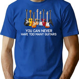 Funny Guitar Lovers Guitarist Bass Guitar Player Tshirt Gift T-Shirt - Blue
