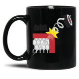 Funny Hockey Black Coffee Mug, Gift Coffee Mug