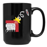 Funny Hockey Black Coffee Mug, Gift Coffee Mug - Black