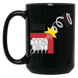 Funny Hockey Black Coffee Mug, Gift Coffee Mug