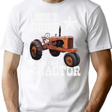 Funny I Don't Snore I Dream I'm A Tractor Farm Life T-Shirt - White
