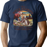 Funny I'm A Biker Grandpa Like A Normal Grandpa But Cooler T-Shirt - Navy