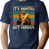 Funny It's Mimosa Not Mimosa Halloween Vintage T-Shirt - Navy