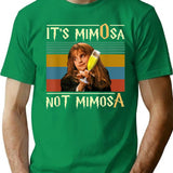 Funny It's Mimosa Not Mimosa Halloween Vintage T-Shirt - Green