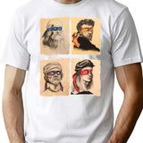 Funny Italian Artists Turtles Art Lovers Gift Renaissance Ninja Artists For Women Men Classic T Shir T-Shirt - White