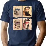 Funny Italian Artists Turtles Art Lovers Gift Renaissance Ninja Artists For Women Men Classic T Shir T-Shirt - Navy