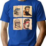Funny Italian Artists Turtles Art Lovers Gift Renaissance Ninja Artists For Women Men Classic T Shir T-Shirt - Blue