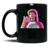 Funny Joe Dirt Merica July 4Th Women Patriotic Summer Party Black Coffee Mug