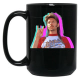 Funny Joe Dirt Merica July 4Th Women Patriotic Summer Party Black Coffee Mug