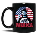 Funny Joe Dirts Flag Merica Gift Men Women Black Coffee Mug