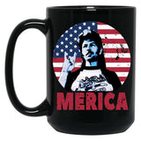 Funny Joe Dirts Flag Merica Gift Men Women Black Coffee Mug