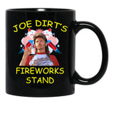 Funny Joe Fireworks 4Th Of July Stand Gift Men Women Black Coffee Mug - Black