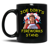 Funny Joe Fireworks 4Th Of July Stand Gift Men Women Black Coffee Mug