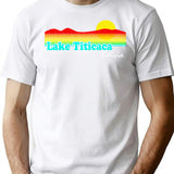 Funny Lake Titicaca Bolivia (vintage Distressed) T-Shirt - White
