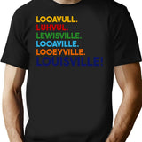 Funny Louisville Names T-Shirt - Sarcastic Humor Graphic Tee - Black