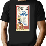 Funny Man Go West Joseph Frank Keaton Vintage Awesome For Music Fans T-Shirt - Black