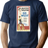 Funny Man Go West Joseph Frank Keaton Vintage Awesome For Music Fans T-Shirt - Navy