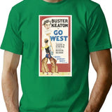 Funny Man Go West Joseph Frank Keaton Vintage Awesome For Music Fans T-Shirt - Green