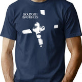 Funny Man Love And Rockets Retro Vintage T-Shirt - Navy