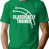 Funny Manual Column Shift Three Speed Transmission 3 Pedals T-Shirt - Green
