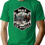 Funny Meals On Wheels T-Shirt - Sarcastic Humor Graphic Tee - Green