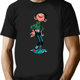 Funny Men Batem Spirou Gifts Movie Fan T-Shirt - Black